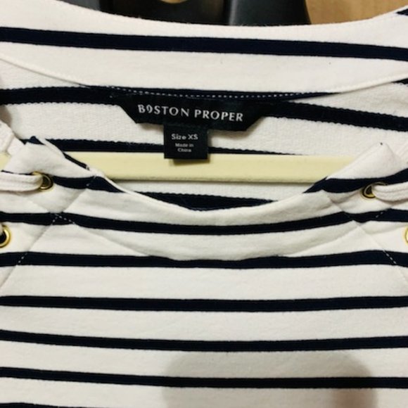 Boston Proper Striped Top - Picture 5 of 5